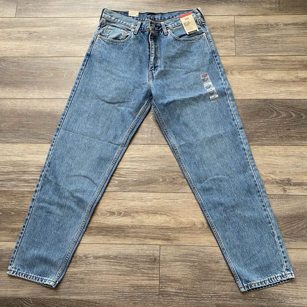 J Crew 770 Jeans Mens 32x32 Blue Straight Leg NEW